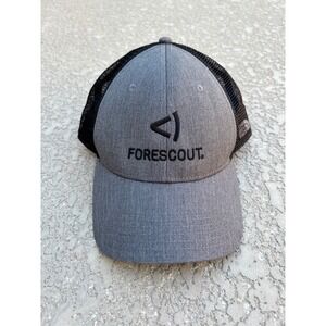 The North Face Baseball Hat Snap Back Black Gray Forescout One Size